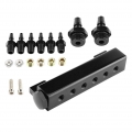 Vakuum Block Sockel 6 Port Kraftstoffeinlassblock Verteilerkit Wastegate  Boost 1/2 NPT Für Den Renneinsatz