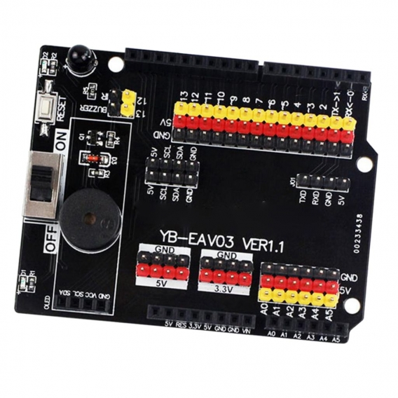 Entwicklungsplatine Für Elektronikmodule Des UNO-IO-Erweiterungsplatinen-Abschirmsensors