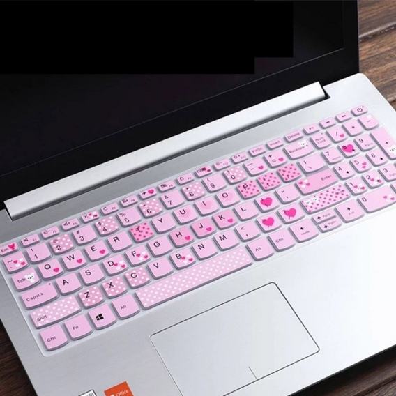 Laptop-Tastaturfolie Vollstaubabdeckung 15,6 Zoll 14 Schutzhülle Pink Farbe Rosa