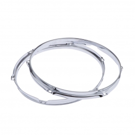 More about 2 Stü Premium Alloy  Snare Drum Hoop Rim 12 Zoll 6 Löcher 1,2 Mm