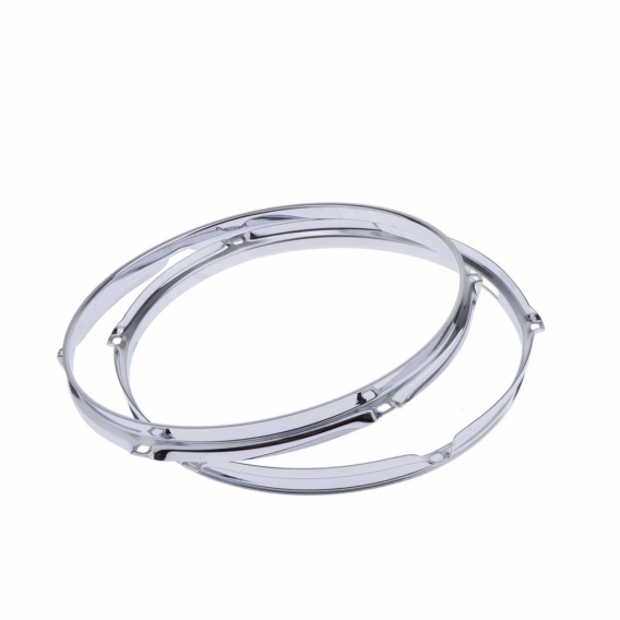 2 Stü Premium Alloy  Snare Drum Hoop Rim 12 Zoll 6 Löcher 1,2 Mm