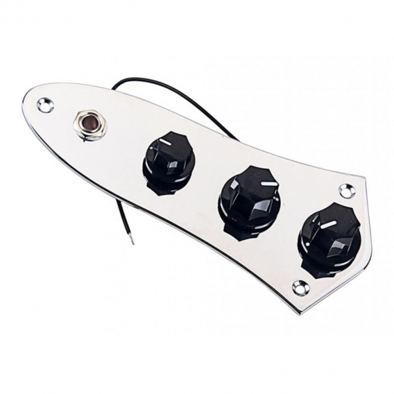 Pre-Wired Loaded Control Plate mit 3-Wege-Schalter & Lautstärkeregler für JB Bass Gitarre