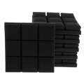 6 Stück Acoustic Wedge Foam Panels , Farbe Schwarz