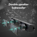 Heimkino Lange Soundbar FM-Radio Subwoofer Stereo Drahtloser Bluetooth-Lautsprecher 441,77 g