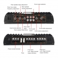 4-Kanal 4Ohm Auto Van Stereo Verstärker Super Bass Audio Endstufe Subwoofer