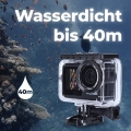 Rollei Actioncam 8S Plus, Farbe:Schwarz