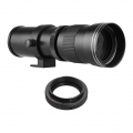 Kamera MF Super Tele-Zoomobjektiv F / 8.3-16 420-800 mm T-Halterung mit Adapterring Universal 1/4 Gewinde Ersatz fuer Canon EF-M