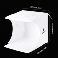 PULUZ Mini Folding Lightbox Fotografie Fotostudio LEDs Panel Light Softbox Foto Hintergrund Kit