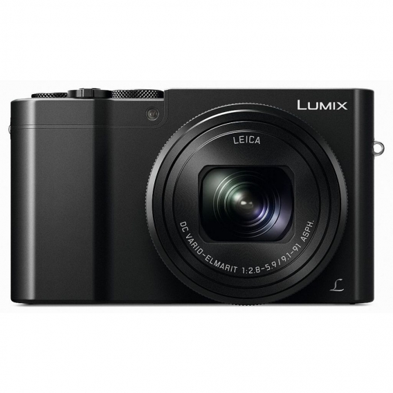 Panasonic Lumix DMC-TZ101EGK Digitalkamera, 20,1 Megapixel, 10x opt. Zoom, 3 Zoll Display, 4K 25p Video, Sucher, schwarz