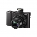 Panasonic Lumix DMC-TZ101EGK Digitalkamera, 20,1 Megapixel, 10x opt. Zoom, 3 Zoll Display, 4K 25p Video, Sucher, schwarz