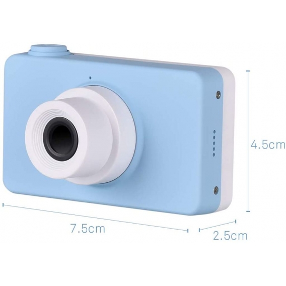 Digitalkamera für Kinder Kinderkamera Fotoapparat Full HD 1080P 8 Megapixel 2 Zoll HD Bildschirm Rosa