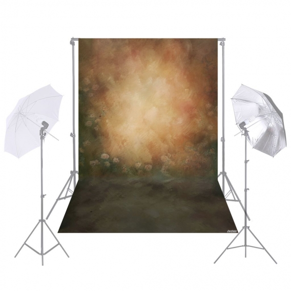 Andoer 1.5 * 2.1m / 5 * 7ft Fotografie Hintergrund Retro Wand Blume Hintergrund fuer DSLR Kamera Foto Studio Video Jaeten Decor