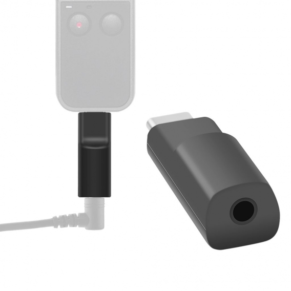 Kamera Mikrofon Audio Adapter Konverter Typ C auf 3,5 mm fš¹r den Anschluss eines externen Mikrofons Kompatibel mit DJI Osmo Poc