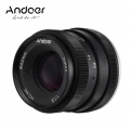 Andoer 50mm F1.8 Digitalkameraobjektiv APS-C-Rahmen mit gro?er Blende Mehrschichtige Filmbeschichtung Spiegelloses Kameraobjekti