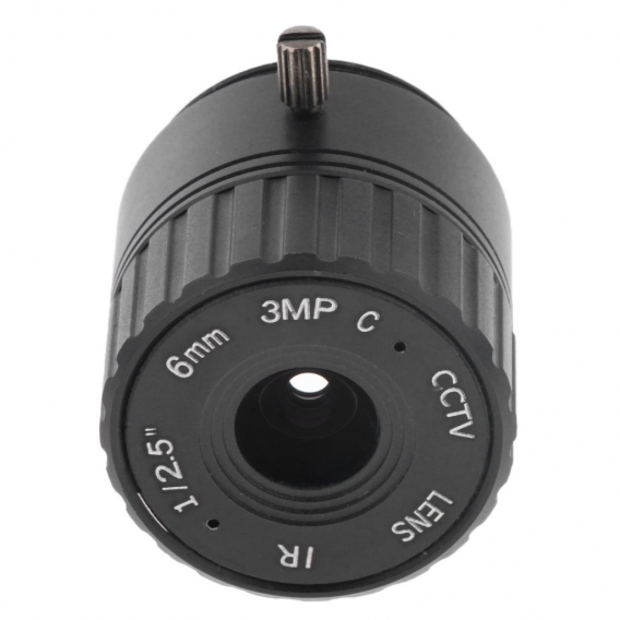 6mm 3mp F2.4 1/2,5\'\' Fixed Objektiv CS Halterung für Sicherheit Überwachungskamera