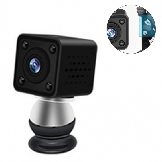 Mini Kamera WiFi 1080P HD Kamera Wireless Tragbar Nanny Cam Haustier Büro Garage Heim überwachungskamera IR Nachtsicht 140° Weit