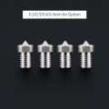 Aibecy 3D-Druckerteile 3 Stück V5 V6 TC4 Titanlegierungsdüsen 0,2 / 0,3 / 0,4 / 0,5 mm Optionale M6-Gewindeextruderdüse für 1,75