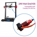 Aibecy 24-V-Extruder-Hot-End-Kit 0,4-mm-Düsenheizblock Silikonabdeckung Kompatibel mit Creality CR-10S Pro 3D-Drucker