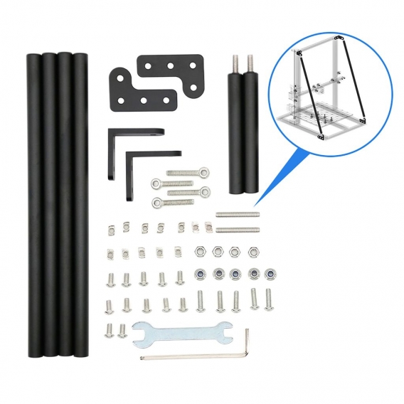 Upgrade von 3D-Druckerteilen, die das Zugstangen-Kit unterstützen, kompatibel mit Creality 3D CR-10 / CR-10S / CR-10 S4 / CR-10 