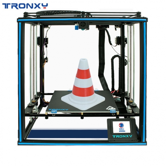 3D-Drucker Tronxy X5SA-2E Hochpräziser Ultra-leises 10 m Filamentunterstützung Zweifarbiger Druck Lebenslauf Druckfilamenterkenn