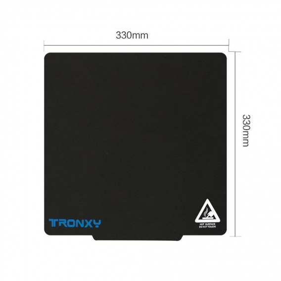 Tronxy Magnetic Build Oberflächenplatte Sticker Pad Ultra-Flexible Abnehmbare 330 * 330 mm Kompatibel mit 330 mm 3D-Drucker Hotb