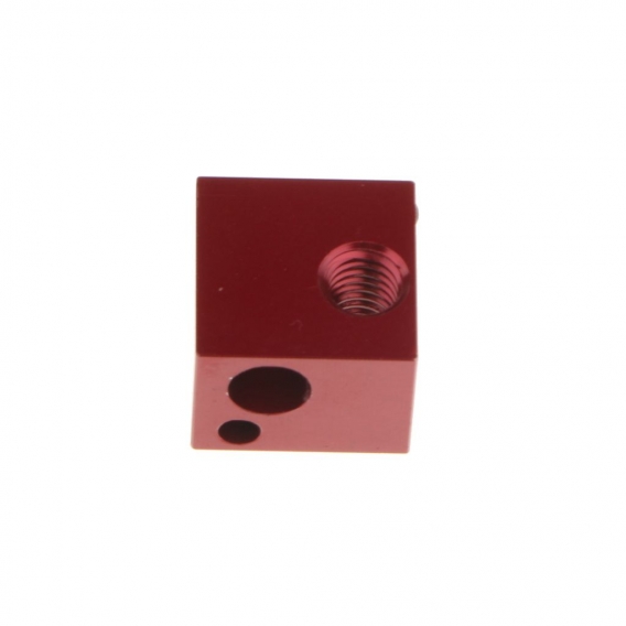 Aluminium Extruder Heizblock Düse für M6 3D-Drucker 1.5 x1.5x1.3CM 3D Drucker Aluminium Heizung Heat Block