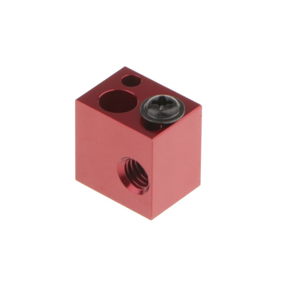 Aluminium Extruder Heizblock Düse für M6 3D-Drucker 1.5 x1.5x1.3CM 3D Drucker Aluminium Heizung Heat Block