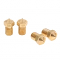 4x Metall Extruder Nozzle Print Head Düse 0,6mm Düsengröße für 1,75 Filament 3D-Drucker-Extruder 3D Teile