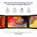 Huion Kamvas 24 Plus Grafikzeichnungstablette 140% SRGB mit voll-laminierter QD-LCD-Blendschutzglas-Bildschirm Android-Träger Ba