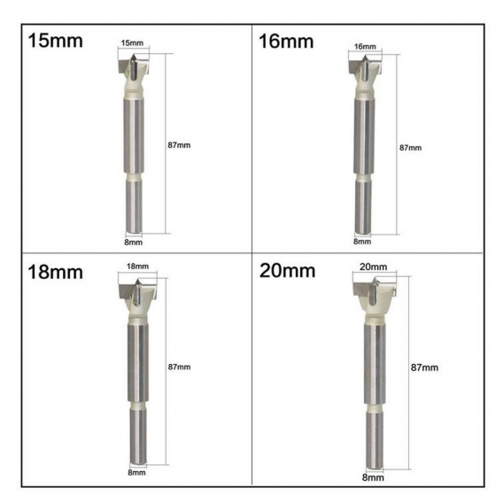 Hartmetalllegierung Forstner Bohrer Lochsäge Cutter Für