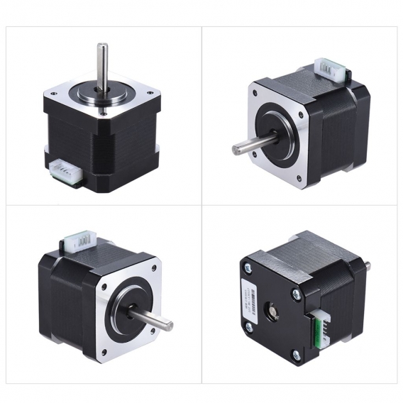 5pcs Nema 17 Stepper Schrittmotor-Antriebssteuerung 2 Phase 1,8 Grad 0.9A 0,4 nm 42mm mit Blei-Kabel 3D-Drucker / CNC Zubehör Er