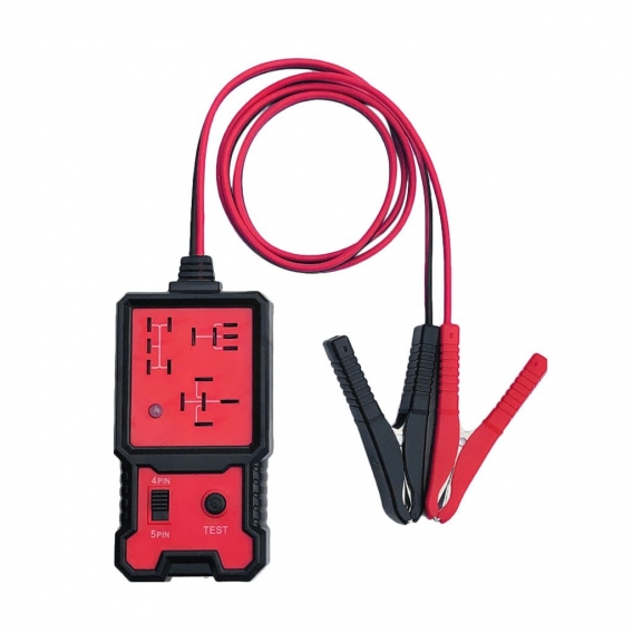 12V Car Battery Checker Electronic Relay Tester with Clips Auto Relay Diagnostic Tool 12 V Autobatterie Checker Elektronische Re