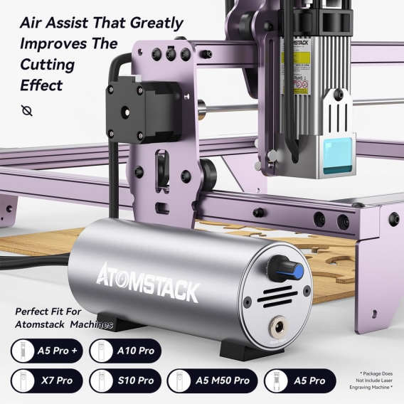 A5 Pro ATOMSTAC K Graviermaschinen CNC Desktop 40W DIY Graviermaschinen + R3 PRO Roller Set +Wabenarbeitstisch PRO Plattform+Ato