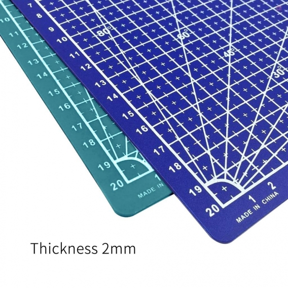AcserGery G\u0026M A3-Schneidematte, einseitiges Schneidebrett, Schneideunterlage, Heimwerkerwerkzeug mit klaren Gitterlinien, W