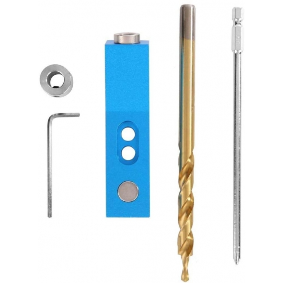 AcserGery Mini Kreg Jig Kit, Zimmerei Locator Tool, Jig Hole Finder Locher Tolles Werkzeug für Zimmereiarbeiten