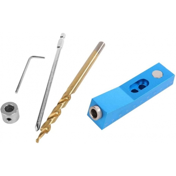 AcserGery Mini Kreg Jig Kit, Zimmerei Locator Tool, Jig Hole Finder Locher Tolles Werkzeug für Zimmereiarbeiten