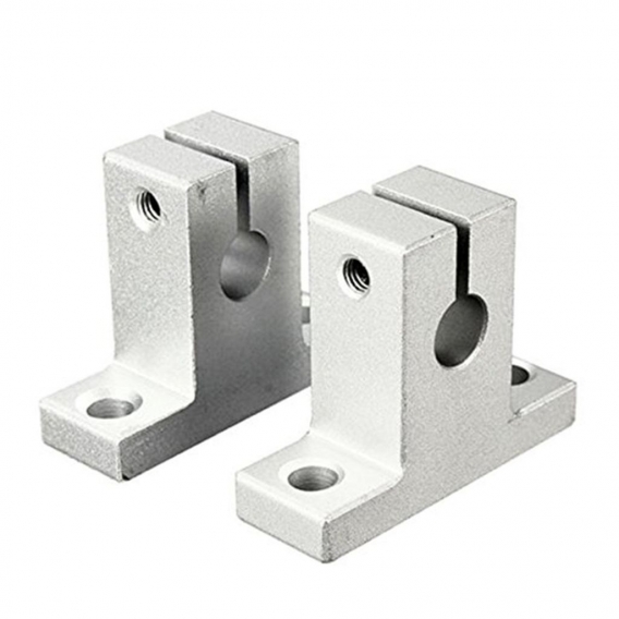 AcserGery Lager CNC-Aluminiumschiene Linear Motion Shaft Support Series Slide SK8 Silv VODD