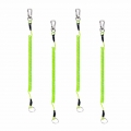 Pyzl 4 STÜCKE Top Portable Fishing Lanyards Secure Lock Tackle Anti-Lost Phone Schlüsselanhänger Spring Elastic Rope Outdoor Wan