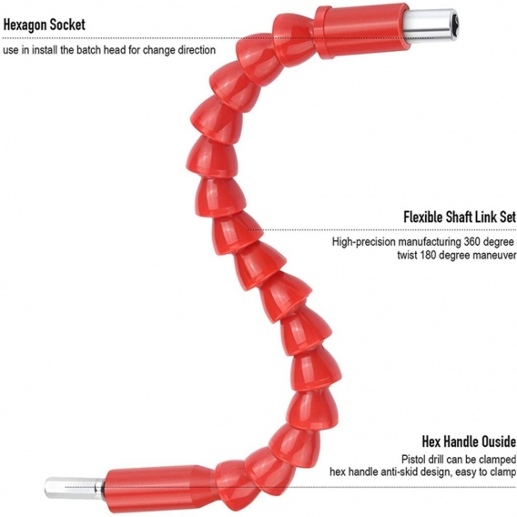 1 stücke universal flexible welle bohrmaschine schraubendreher hülse verbindungswelle halterung verbindung verlängerungsstange r