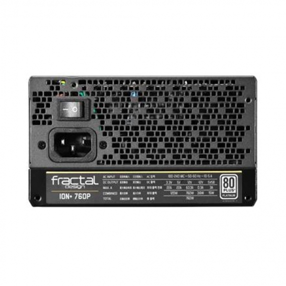 Fractal Design Ion+ Platinum - 760 W - 100 - 240 V - 50/60 Hz - 5 - 10 A - Aktiv - 120 W