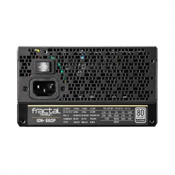 Fractal Design Ion+ Platinum - 660 W - 100 - 240 V - 50/60 Hz - 5 - 10 A - Aktiv - 110 W