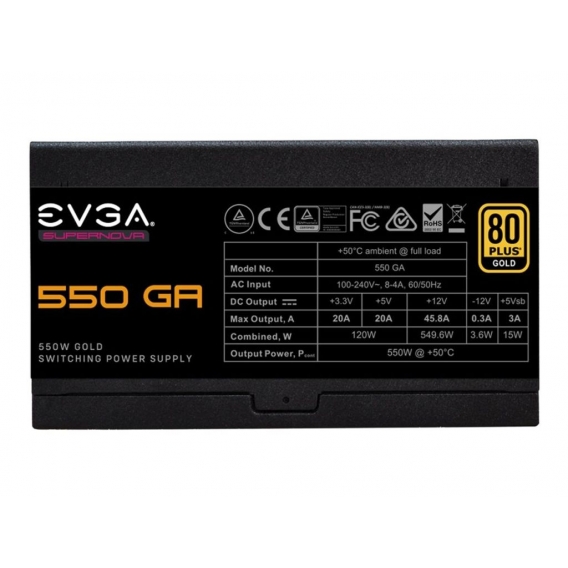 EVGA SuperNOVA 550 GA - Netzteil - Watt - PC-/Server Netzteil - ATX