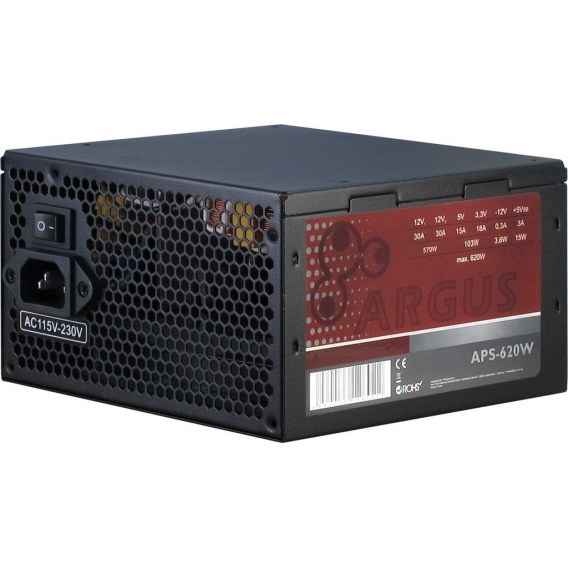 Inter-Tech Argus APS 620W ATX Schwarz Netzteil