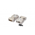 Lindy Fibre Optic DVI-D Extender (Transmitter and Receiver units) - Video Extender - LC-Monomode