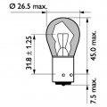 Glühlampe, Blinkleuchte MasterLife von Philips (13496MLCP) Glühlampe Signalanlage