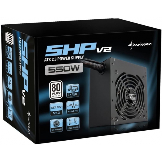 Sharkoon SHP V2 Netzteil 550 W ATX Schwarz