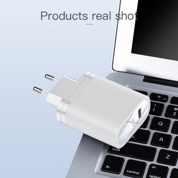 Ladegerät Power Delivery 36W USB-C Netzteil mit QC3.0 Quick Charging Mini Dual Port Wandladegerät Schnellladegerät Kompatibel mi