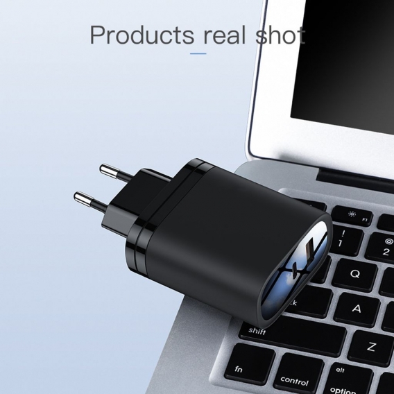 Ladegerät Power Delivery 36W USB-C Netzteil mit QC3.0 Quick Charging Mini Dual Port Wandladegerät Schnellladegerät Kompatibel mi