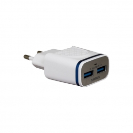 More about Sunix Netzteil Schnell Ladegerät 2,1A Tragbares 2X USB Dual Port Fast Charge Reiseladegerät Steckdose 1,2m Typ-C Kabel kompatibe