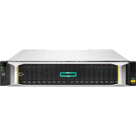 HPE 2062 24 x Gesamtzahl Einschübe SAN-Speichersystem - 2U Rackmontage - 3,84 TB Total Installed SSD Capacity - 8 iSCSI Ports - 